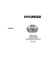 Preview for 1 page of Hyundai TRC 597 A3 Instruction Manual