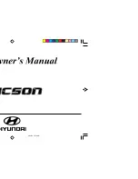 Hyundai Tucson 2005 Owner'S Manual preview