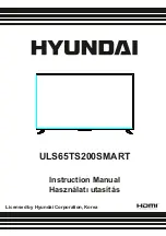 Preview for 1 page of Hyundai ULS65TS200SMART Instruction Manual