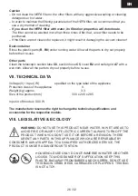 Preview for 26 page of Hyundai VC 014 Instruction Manual