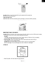 Preview for 29 page of Hyundai VC 502 Instruction Manual