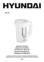 Hyundai VK 319 Instruction Manual preview