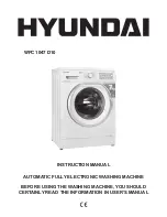 Preview for 1 page of Hyundai WFC 1047 D10 Instruction Manual