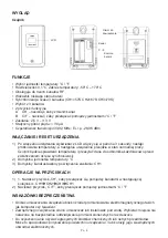 Предварительный просмотр 6 страницы Hyundai WS SENZOR 1070 Instruction Manual