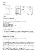 Предварительный просмотр 8 страницы Hyundai WS SENZOR 1070 Instruction Manual