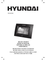 Hyundai WSC SENZOR 2032 User Manual preview