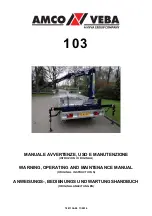 HYVA Amco Veba 103 Warning, Operating And Maintenance Manual preview