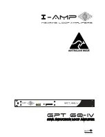 I-AMP GPT 60-IV User Manual preview