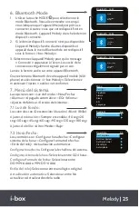 Preview for 25 page of i-box 79319PI User Manual