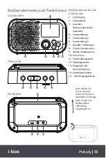 Предварительный просмотр 13 страницы i-box Melody User Manual