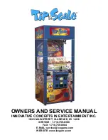 I.C.E TIP THE SCALE Owner'S And Service Manual preview