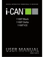 I-CAN 1100T Black User Manual preview