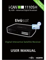 I-CAN tivusat 1110SH User Manual предпросмотр