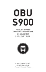 Preview for 1 page of i-Cell OBU S900 Quick Start Manual