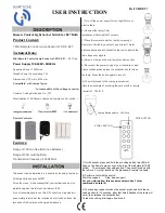 Preview for 1 page of I-Chime SRF-E27 User Instruction