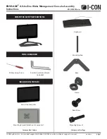 Предварительный просмотр 1 страницы I-CON ENVISAGE NTC-CCS-2000 Series Assembly Instructions