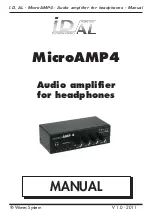 I.D. AL MicroAMP4 Manual preview