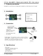 Предварительный просмотр 6 страницы I.D. AL NanoAMP1 User Manual