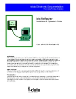 I-Data ReRouter Installation & Operator’S Manual preview