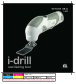 I-DRILL 1i-OSC Instruction Manual предпросмотр