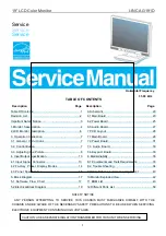 Preview for 1 page of I-Inc AG191D Service Manual