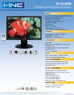 Предварительный просмотр 1 страницы I-Inc iF191DPB Specifications