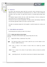 Preview for 9 page of I+ME ACTIA BOP HD8 User Manual