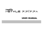 i-mobile I-STYLE 7.5 User Manual preview