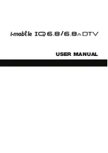 Preview for 1 page of i-mobile IQ 6.8 DTV User Manual