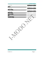 Preview for 3 page of I-modo MP4 F60 User Manual