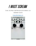 Preview for 1 page of I MUST SCREAM 110 Assembly Manual