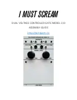 I MUST SCREAM 110 Assembly Manual предпросмотр