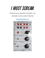 Preview for 1 page of I MUST SCREAM 140 Assembly Manual