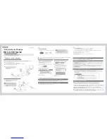 Preview for 1 page of I-O DATA HDC-UXW Series Setup Manual