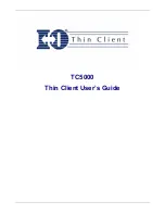 Предварительный просмотр 1 страницы I/O TC5000 User Manual