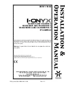 i-onyx VN-856DNV5 Installation & Operation Manual preview