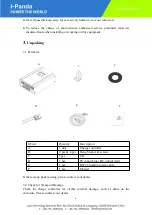 Предварительный просмотр 6 страницы I-Panda 40A Series Manual