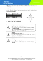 Предварительный просмотр 8 страницы I-Panda 40A Series Manual