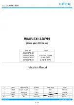 I-PEX 20613-0 E-0 Series Instruction Manual preview