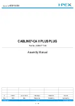 Preview for 1 page of I-PEX CABLINE-CA II PLUS Assembly Manual