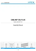 Preview for 1 page of I-PEX CABLINE-CBL PLUG Assembly Manual