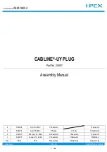 I-PEX CABLINE-UY Assembly Manual preview