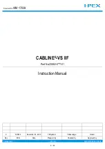 I-PEX CABLINE-VS IIF Instruction Manual preview