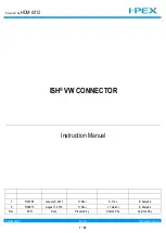 I-PEX ISH VW Instruction Manual preview