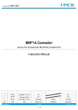 I-PEX MHF-A Instruction Manual preview