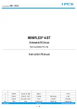 Preview for 1 page of I-PEX MINIFLEX 4-ST Instruction Manual