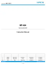 I-PEX MP-A01 Instruction Manual preview