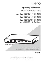 Preview for 1 page of i-PRO WJ-NU101K Series Operating Instructions Manual