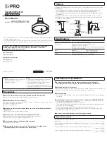 Предварительный просмотр 1 страницы i-PRO WV-QSR501-W Operating Instructions