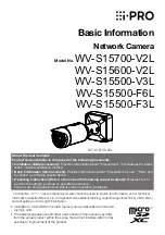 i-PRO WV-S15500-F3L Basic Information предпросмотр